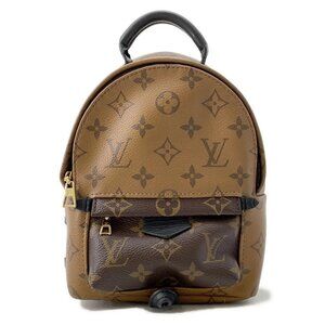 LOUIS VUITTON Palm Springs Backpack Size Mini Monogram Reverse Canvas Noir M...